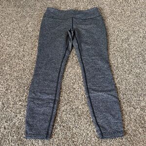 Eddie Bauer Gray & Black Leggings size Small